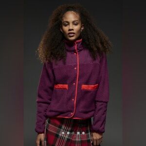 NWT The North Face Cragmont Purple Fleece Jacket size medium winter coat